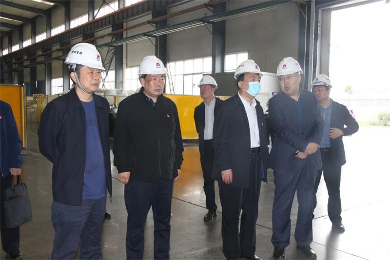 国家粮食和物资储备局河南局分党组副书记、副局长李强一行莅临公司调研